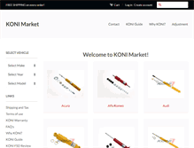Tablet Screenshot of konimarket.com